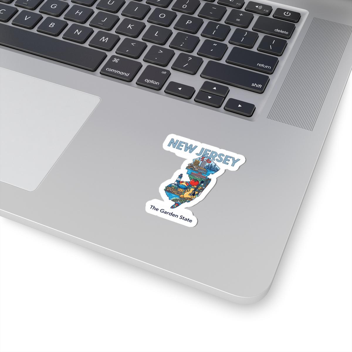 New Jersey Vinyl Sticker: Garden State Art Decal, Waterproof