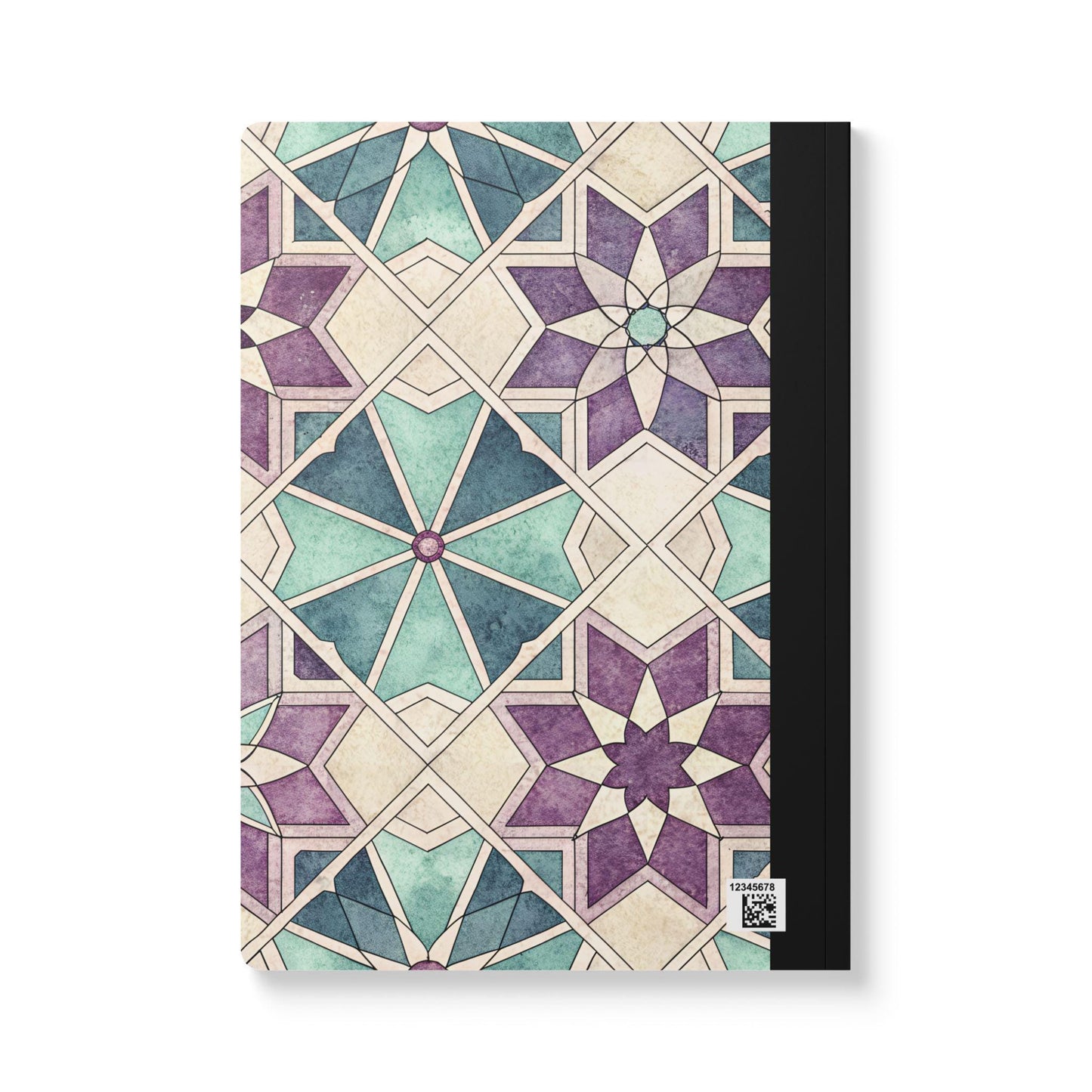 ColorFlow | Moroccan Star Composition Notebook | Artistic College Ruled Journal | Aesthetic Writing Notebook Gift