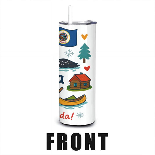 Minnesota Tumbler | Land of 10,000 Lakes Stainless Steel Mug