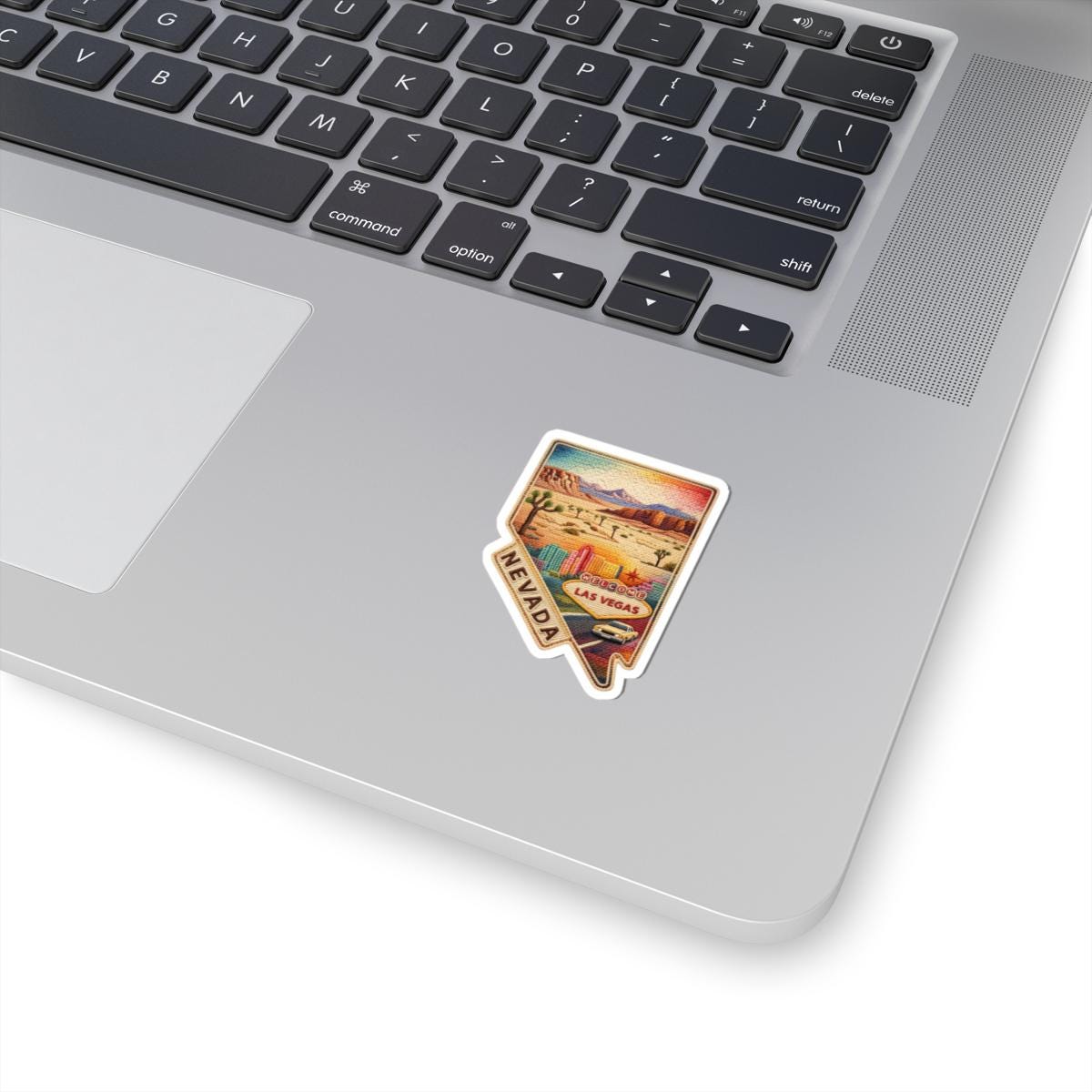 ColorFlow | Nevada Desert Nights Vinyl Sticker | Las Vegas Skyline Mojave Landscapes and Southwest Road Trip Art