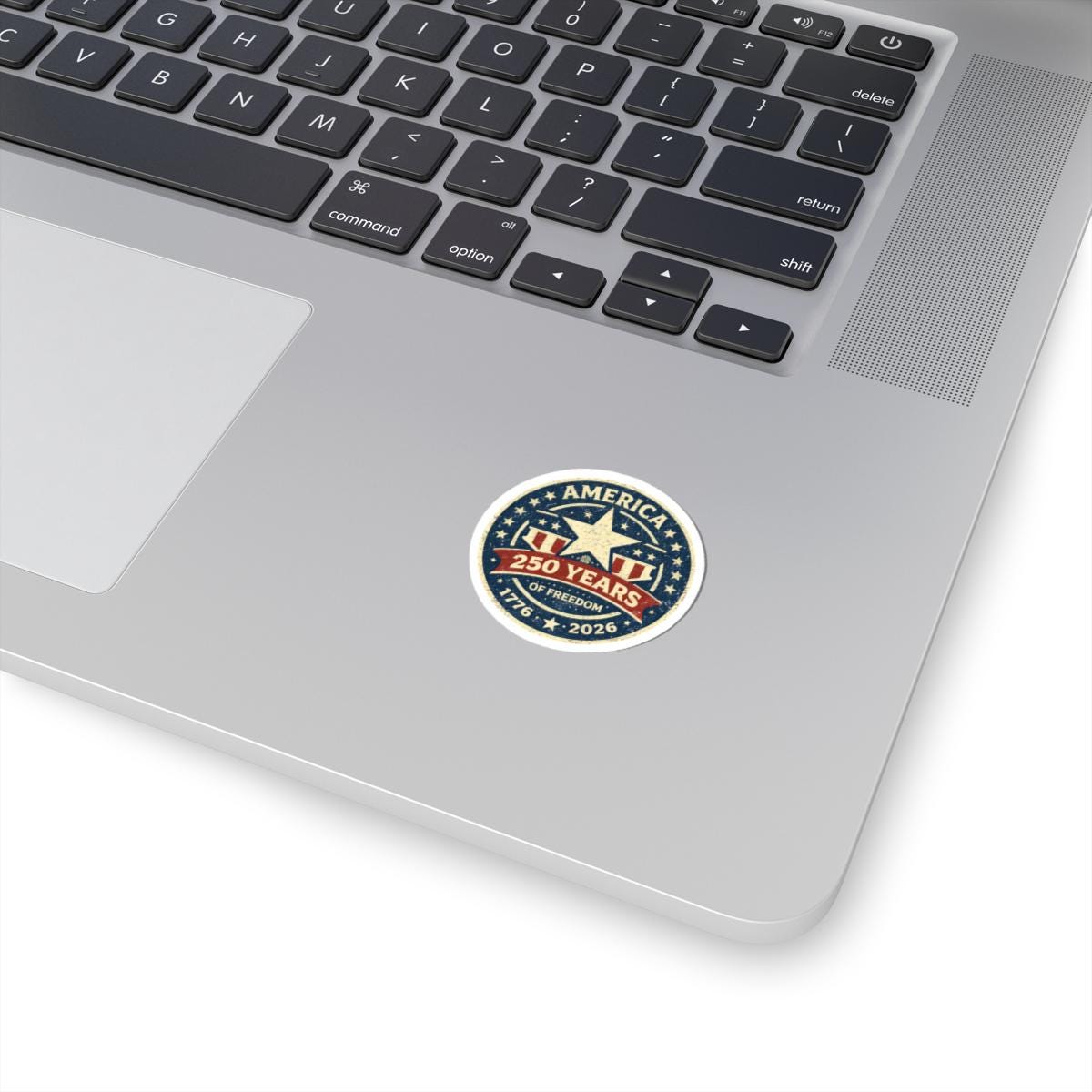 ColorFlow | America 250 Years Freedom Patriotic Star Shield Anniversary Vinyl Sticker