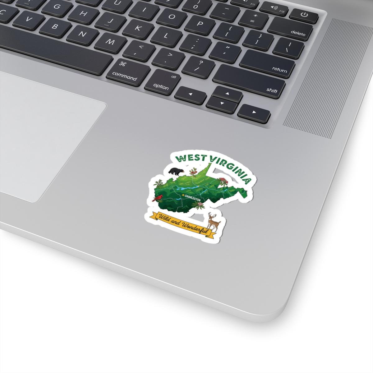 West Virginia Sticker Pack | Wild Art Bear Deer (Glossy, Matte, Holographic)