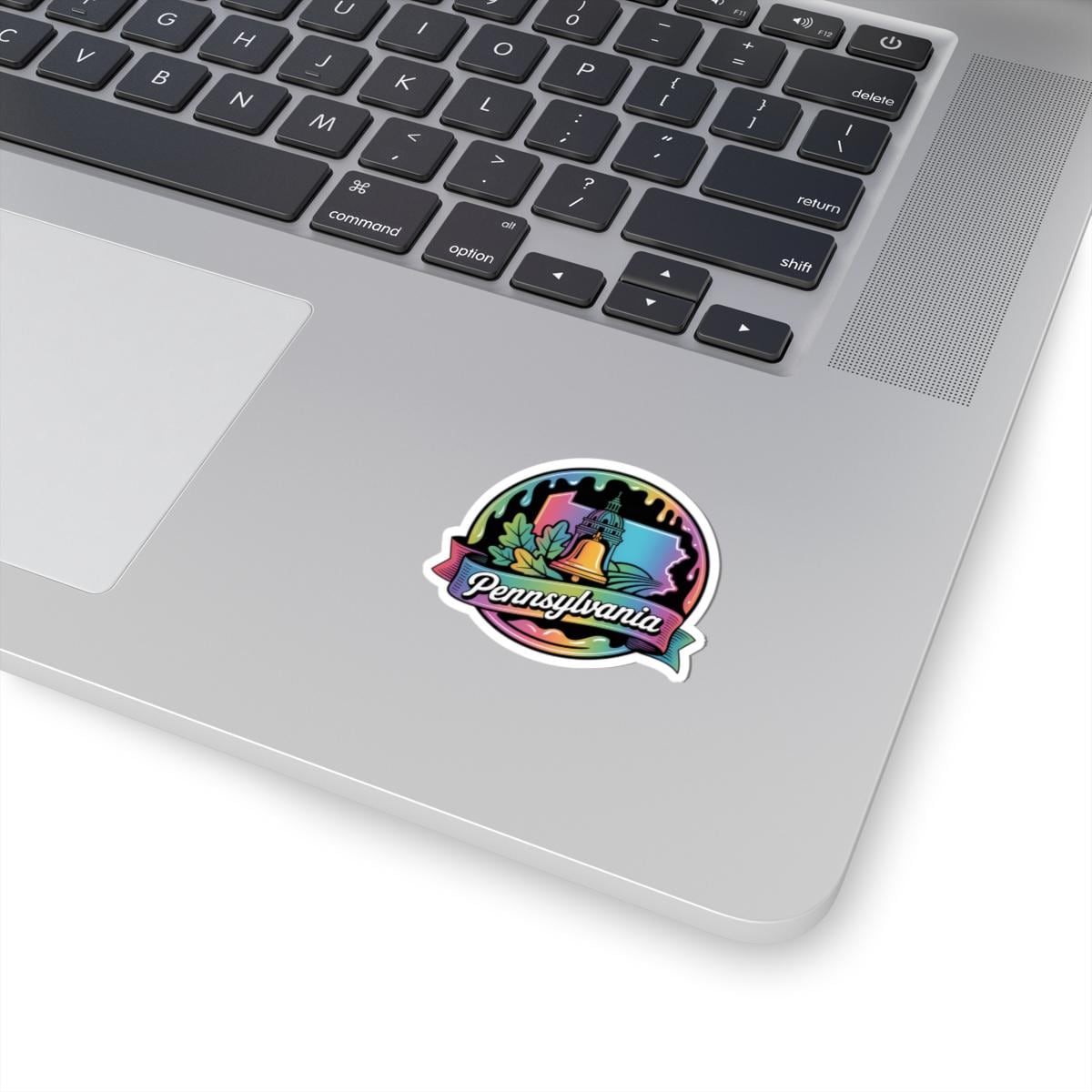 ColorFlow | Pennsylvania Liberty Bell Skyline Vinyl Sticker | Keystone State Landmark Travel Art Decal