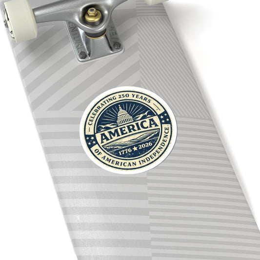 ColorFlow | Celebrating 250 Years of America Independence Patriotic Capitol Vinyl Sticker