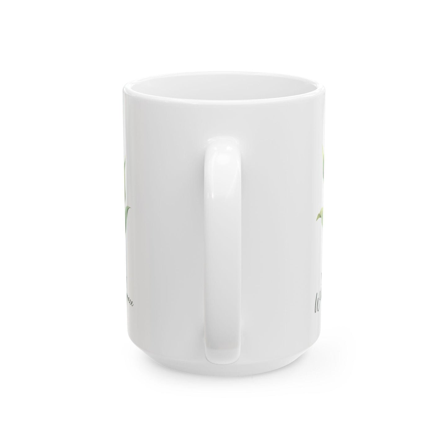 May Lily of the Valley Mug | Floral Botanical Coffee Cup (15oz)