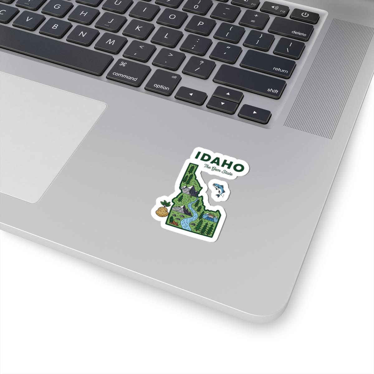 Idaho The Gem State Sticker | Waterproof Nature Art Decal