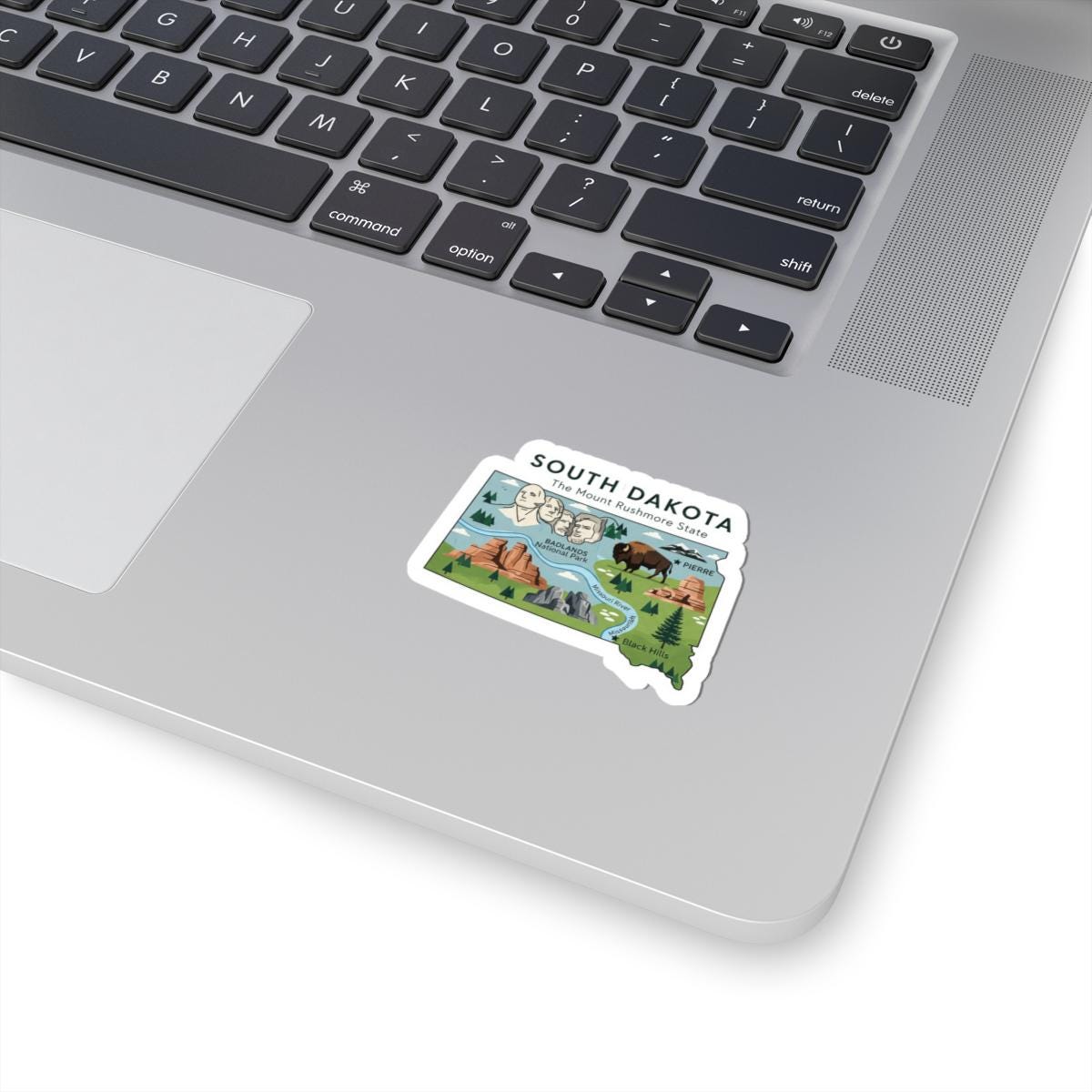 South Dakota Sticker Pack | Mount Rushmore, Badlands, Bison Art (Waterproof)