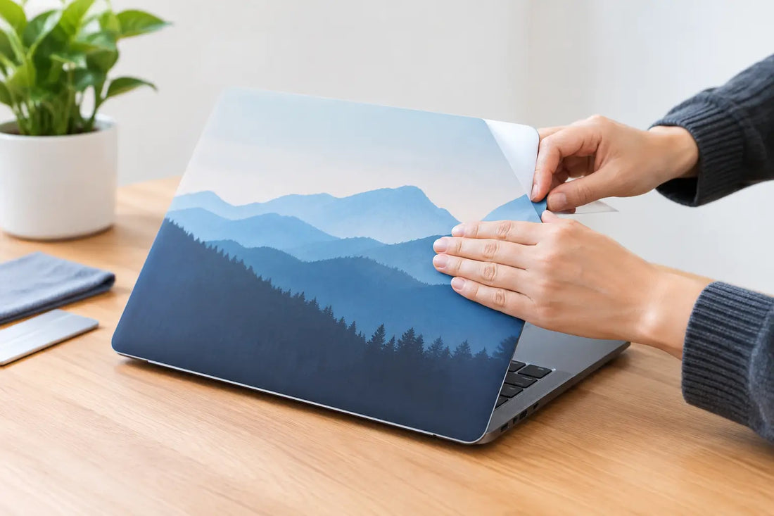 How to Apply Laptop Stickers Without Bubbles