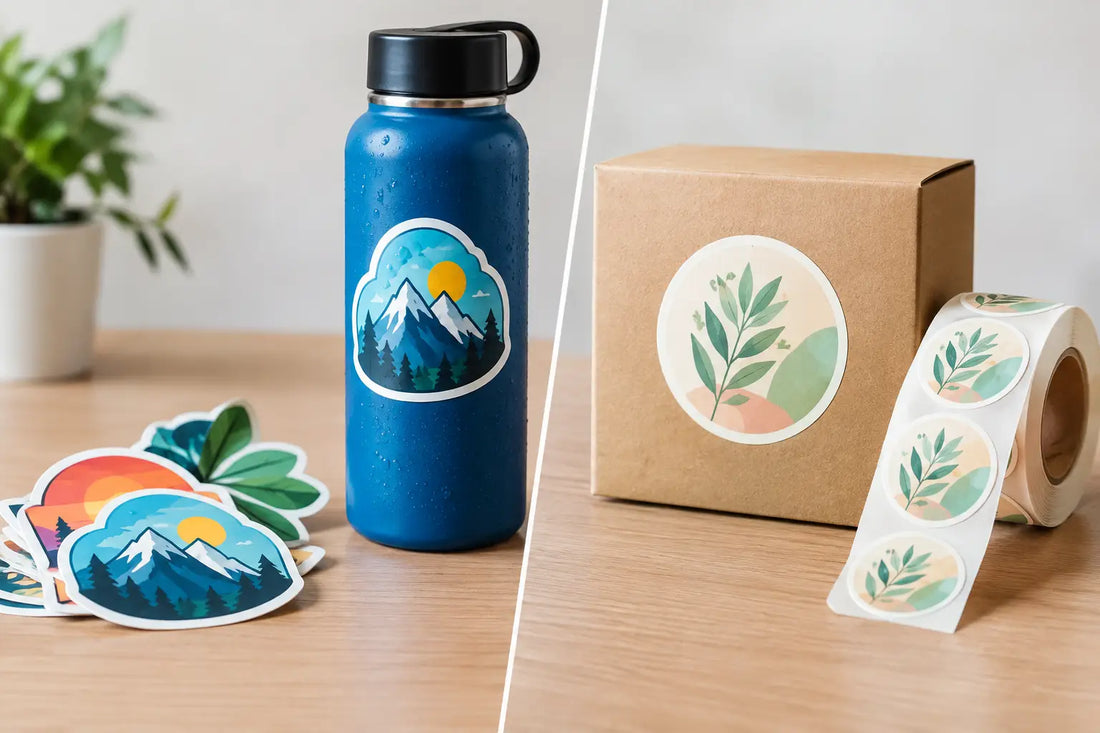 Vinyl Stickers Versus Paper Labels: Which Fits?