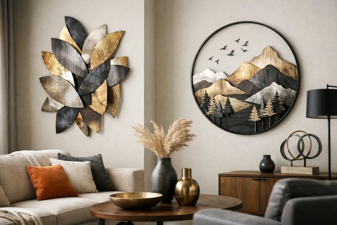 Home Decor Trends in Metal Art for Personal Spaces