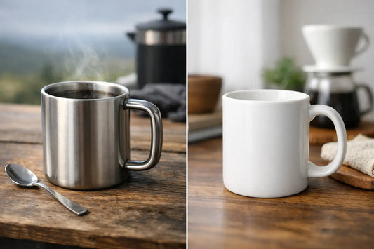 Metal Mugs Versus Ceramic Mugs: Which Fits You?