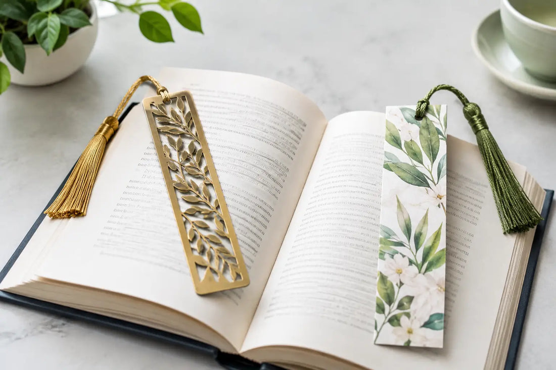 Metal Bookmarks vs Paper Bookmarks: Which Fits?