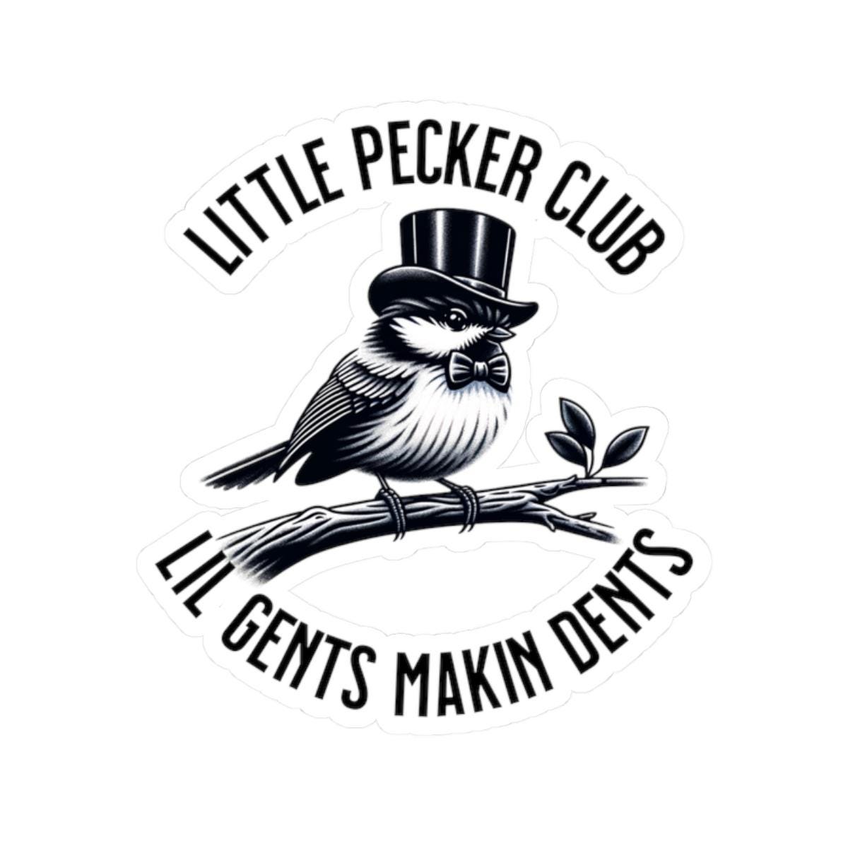 Dapper Bird Sticker: Funny Vintage Animal Decal