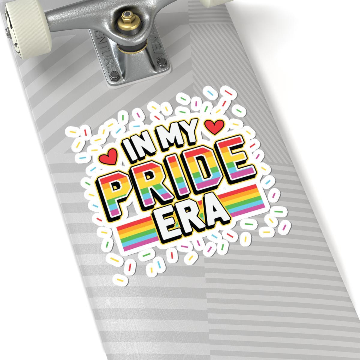 In My Pride Era Vinyl Sticker: Rainbow LGBTQ+ Laptop Decal