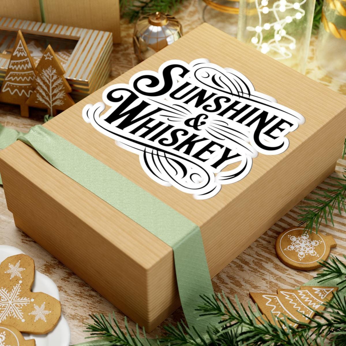 ColorFlow | Sunshine & Whiskey Retro Country Sticker | Western Boho Decal