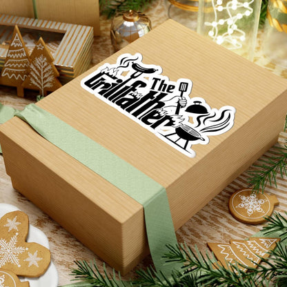 Grillfather Sticker: Funny BBQ Grill Master Gift