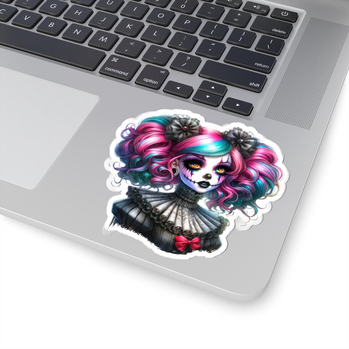 Daydream Ghoul Sticker: Alt Clowncore Gothic Art Decal