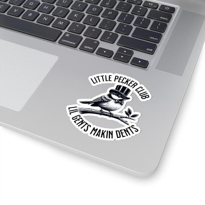 Dapper Bird Sticker: Funny Vintage Animal Decal