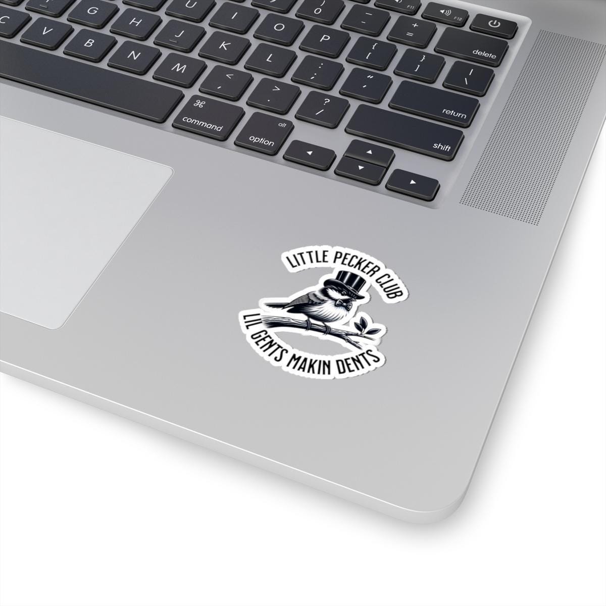 Dapper Bird Sticker: Funny Vintage Animal Decal