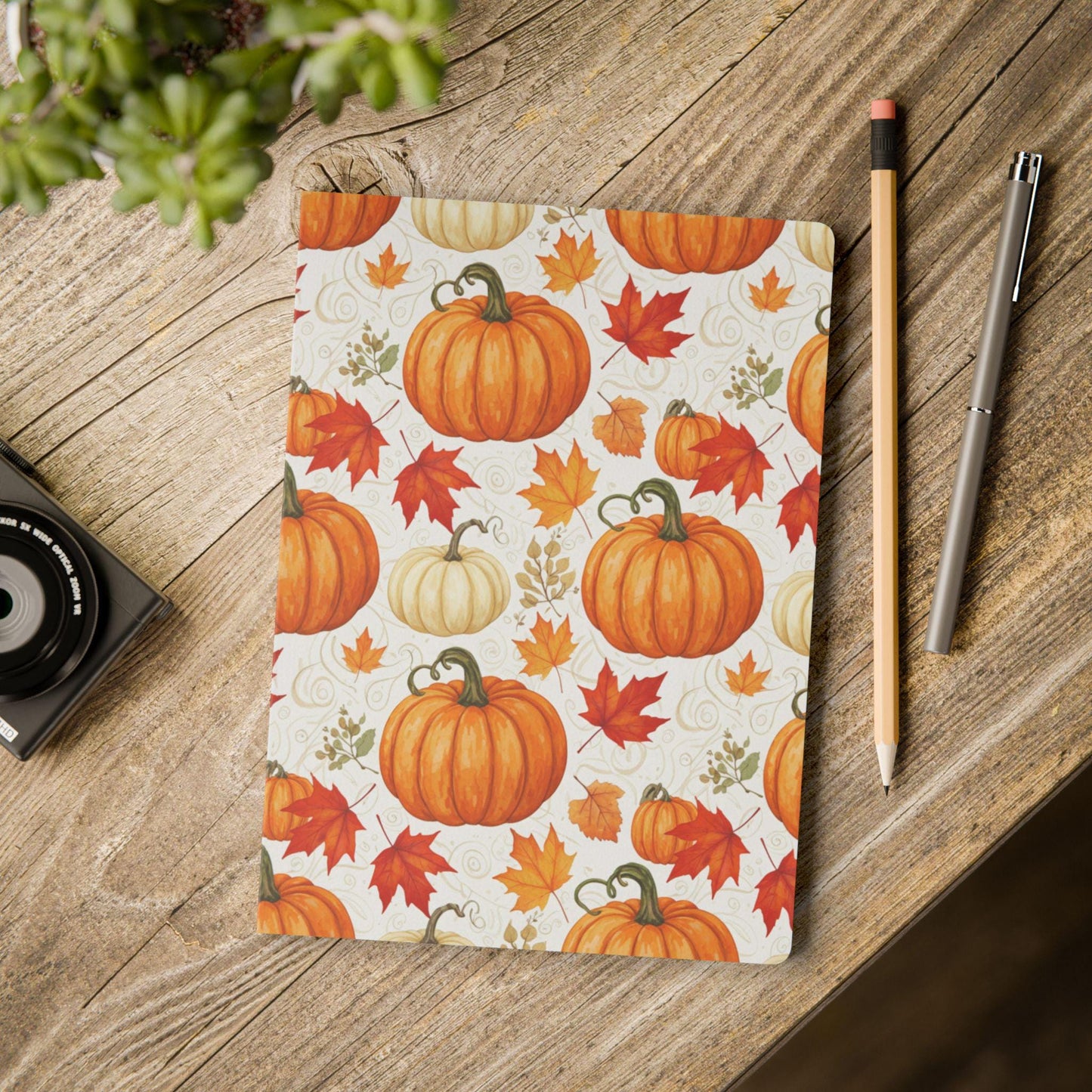 ColorFlow | Pumpkin Patch Composition Notebook College Ruled Journal for Autumn School Writing and Journaling