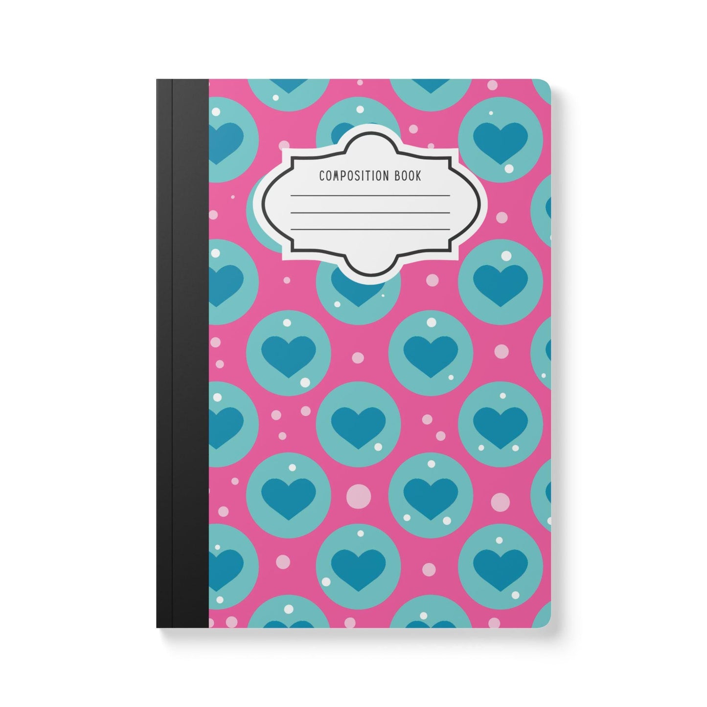 ColorFlow | Cute Blue Heart Notebook for Writing Journaling School and Creative Gift Ideas