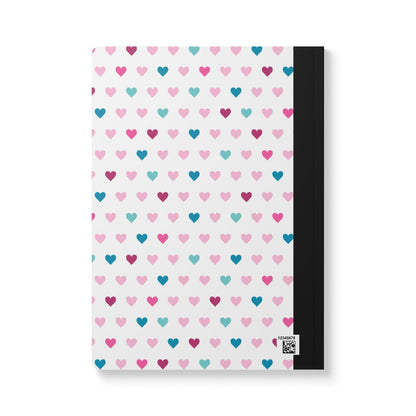 ColorFlow | Heart Pattern Composition Notebook for Journaling School Notes Writing and Gift Ideas