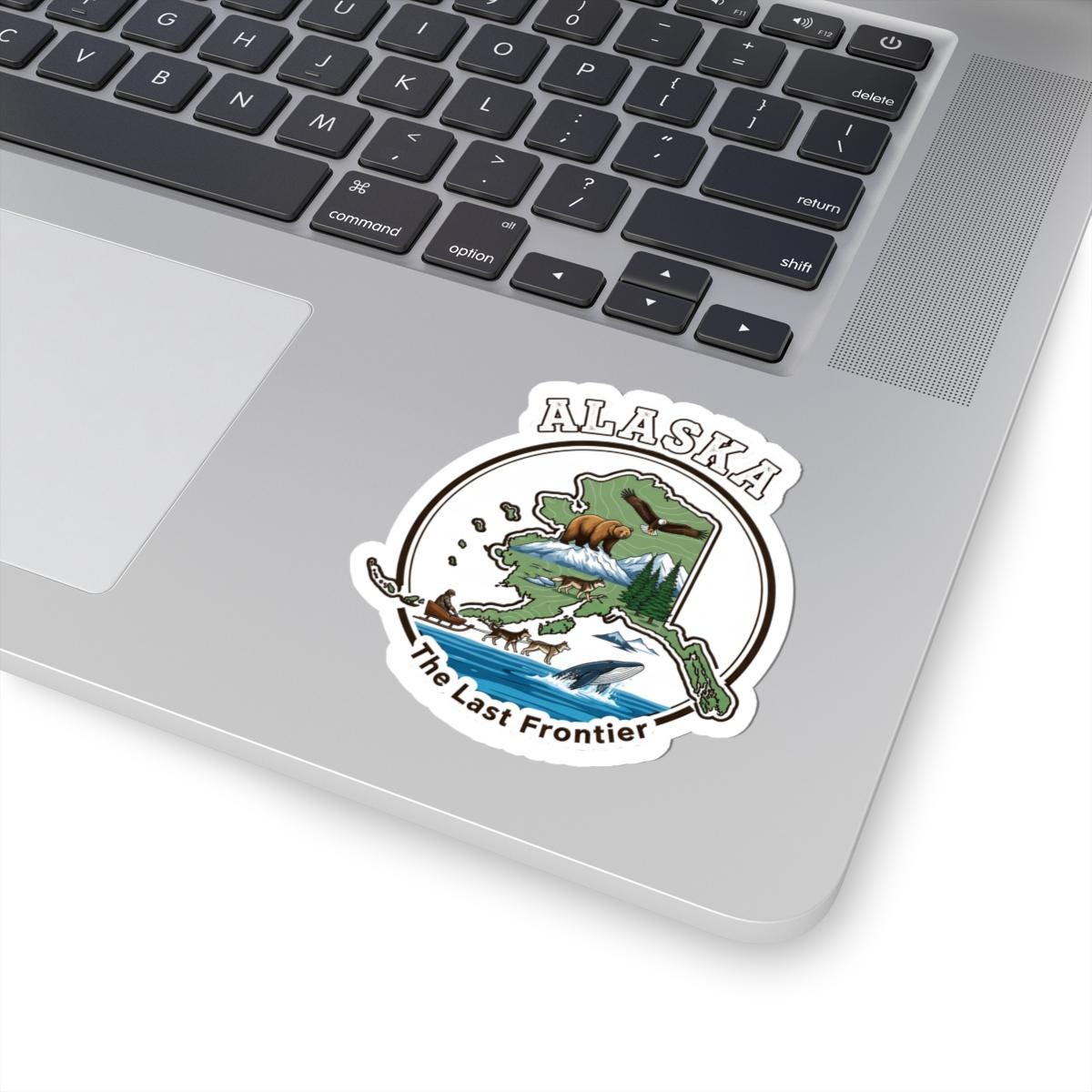 ColorFlow | Alaska Vinyl Sticker | Waterproof Durable Decal | The Last Frontier | Made in USA | Laptop Water Bottle