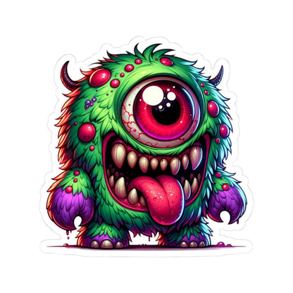 ColorFlow | Cute Monster Vinyl Sticker for Laptops Water Bottles Skateboards Waterproof Art Decal | Fun Gift for Kids Adults