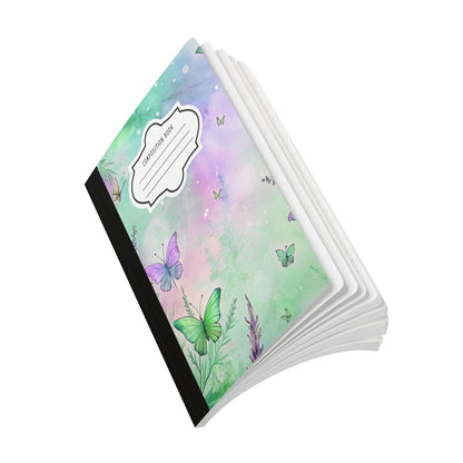 ColorFlow | Pastel Sky Butterfly Composition Notebook College Ruled Journal for Students Professionals Writing