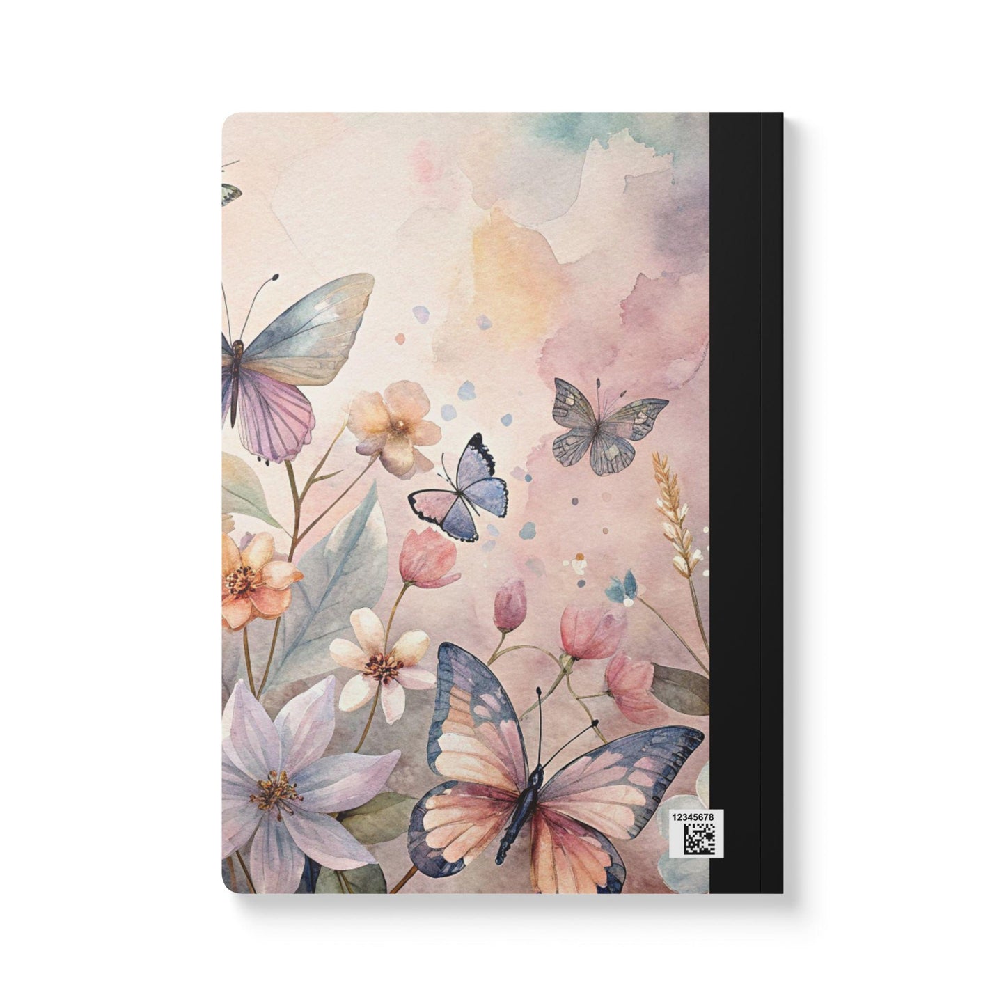 ColorFlow | Pastel Blossom Butterfly Composition Notebook Aesthetic Floral Journal for School Writing and Gifts