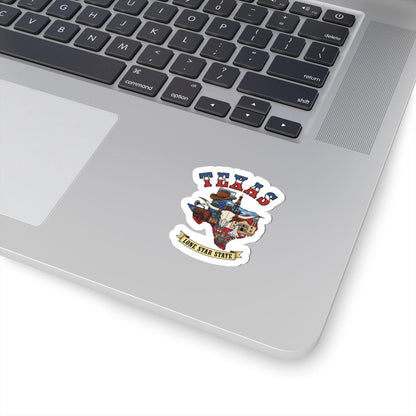 ColorFlow | Texas Vinyl Sticker Pack | Lone Star State Art BBQ Skull Space Bluebonnet | Waterproof Glossy Matte Holo