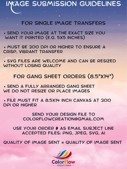 ColorFlow | Custom Sublimation Transfers | We Print You Press | Tumbler Wraps | Gang Sheets | Same-Day Shipping USA