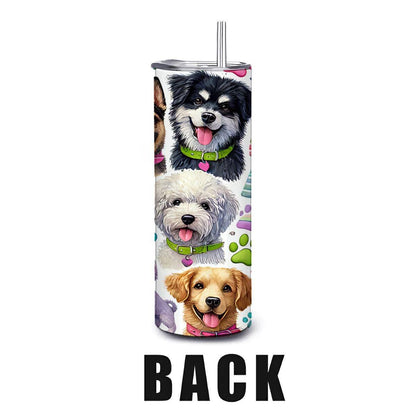Life Is Better With Dogs Tumbler | Stainless Steel Dog Lover Mug