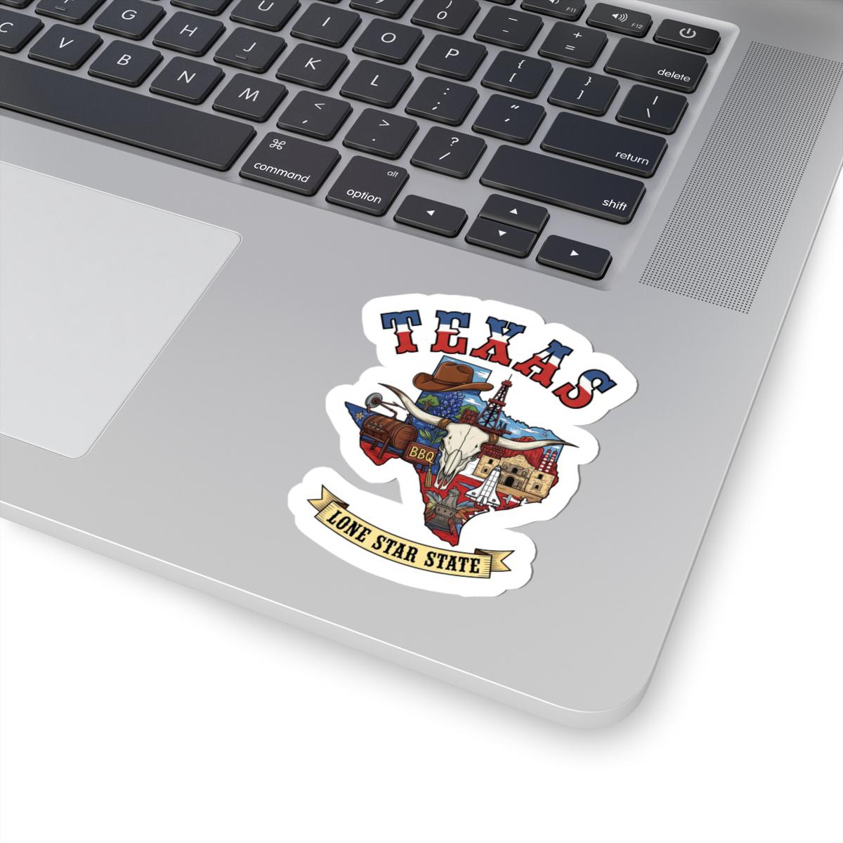 ColorFlow | Texas Vinyl Sticker Pack | Lone Star State Art BBQ Skull Space Bluebonnet | Waterproof Glossy Matte Holo
