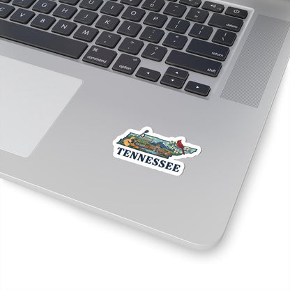 ColorFlow | Tennessee Vinyl Sticker Pack | Nashville Memphis Cardinal Guitar Art | Waterproof Glossy Matte Holographic