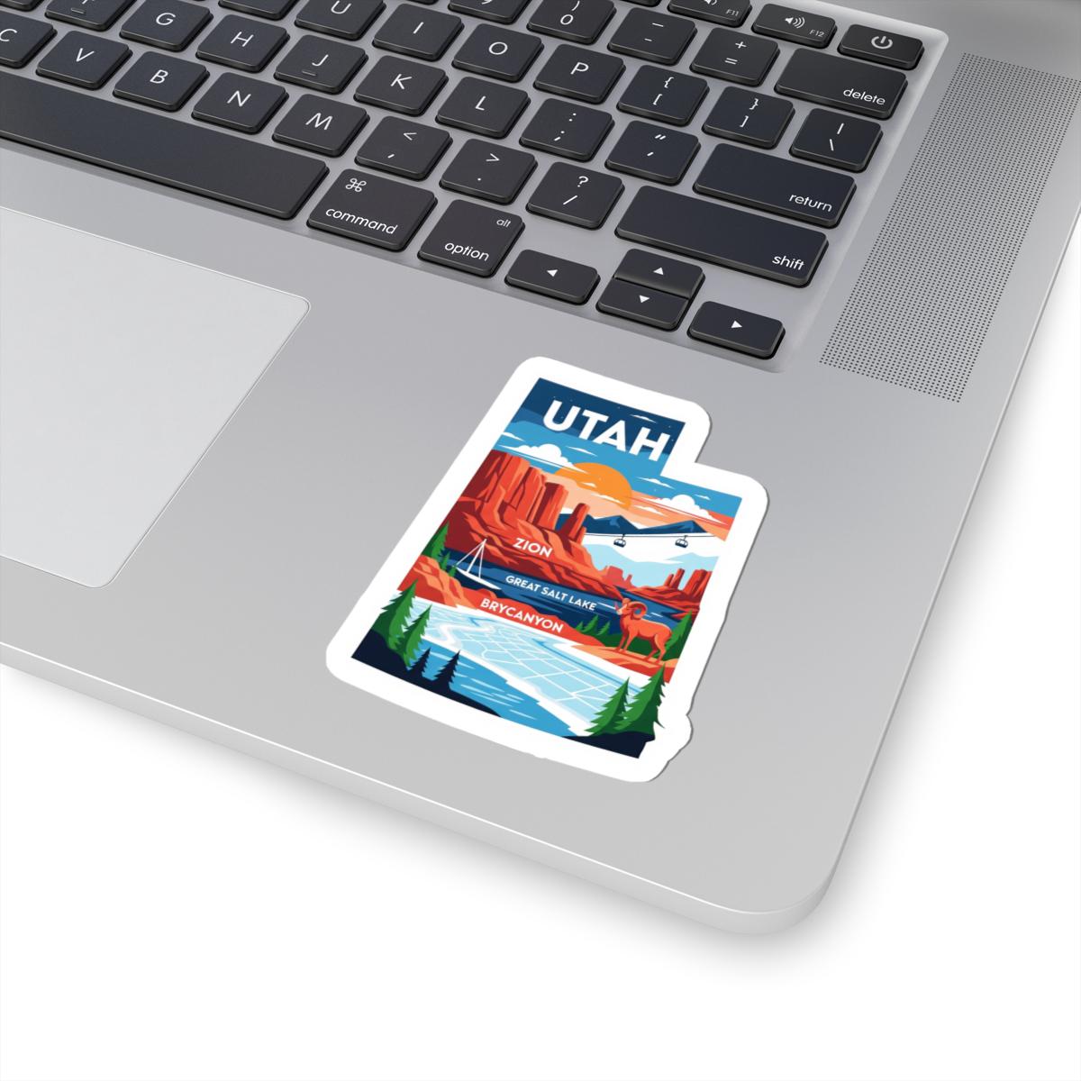 ColorFlow | Utah Vinyl Sticker Pack | Zion Bryce Canyon Salt Lake Art | Waterproof Glossy Matte Holographic
