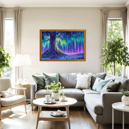 Enchanted Forest Wooden Jigsaw Puzzle | Fantasy Art Home Decor