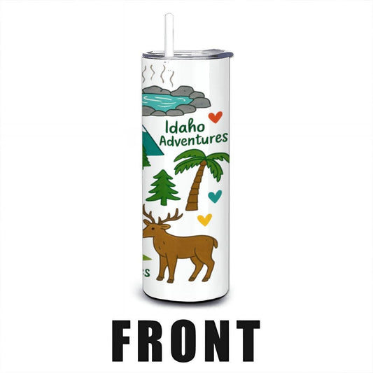 Idaho Wilderness Adventures Tumbler | 20oz Stainless Steel Travel Mug