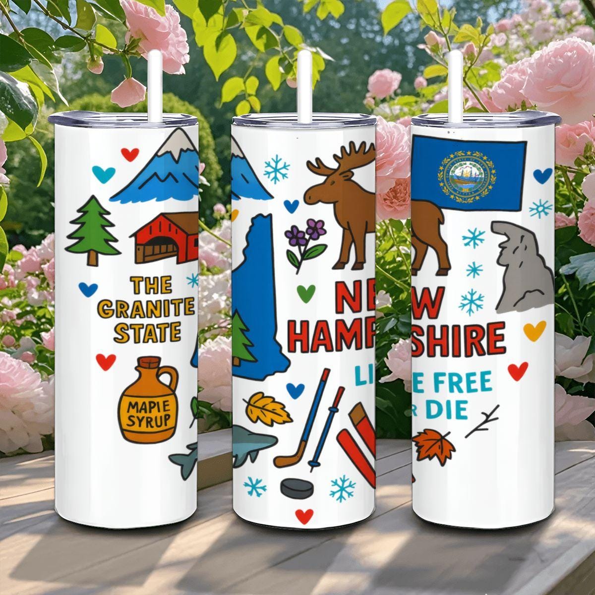 New Hampshire Tumbler | Granite State Travel Mug