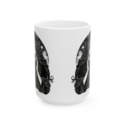 Mystic Fortune Teller Mug | Witchy Ceramic Coffee Cup (15oz)