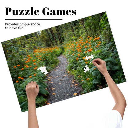 Forest Path Wooden Jigsaw Puzzle | Nature Art for Adults and Kids