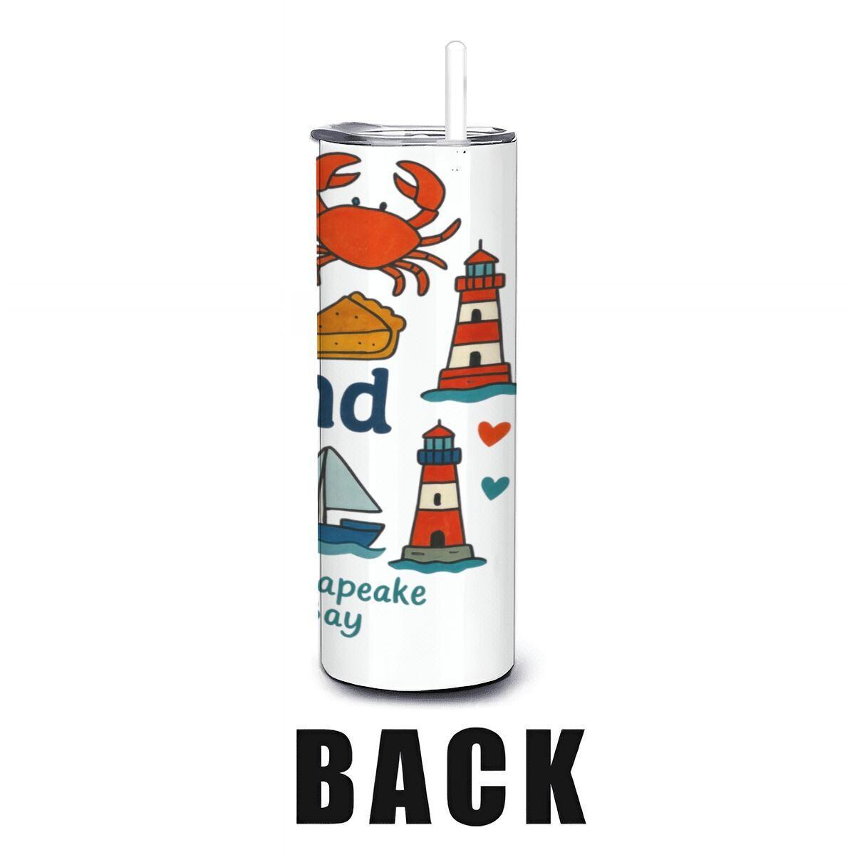 Maryland Chesapeake Bay Tumbler | 20oz Stainless Steel Insulated Cup