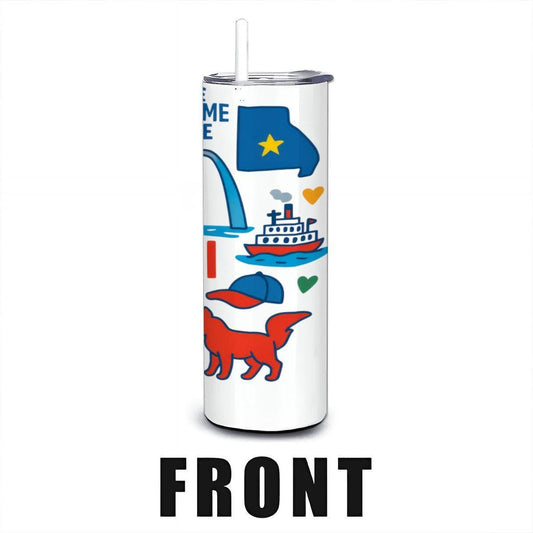 ColorFlow | Missouri Show-Me State Tumbler | Ozark Adventure | 20oz Stainless Steel Travel Mug with Straw