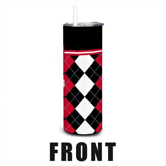 ColorFlow | UNLV Rebels Inspired 20oz Straight Tumbler | College Team Drinkware | Personalization Optional