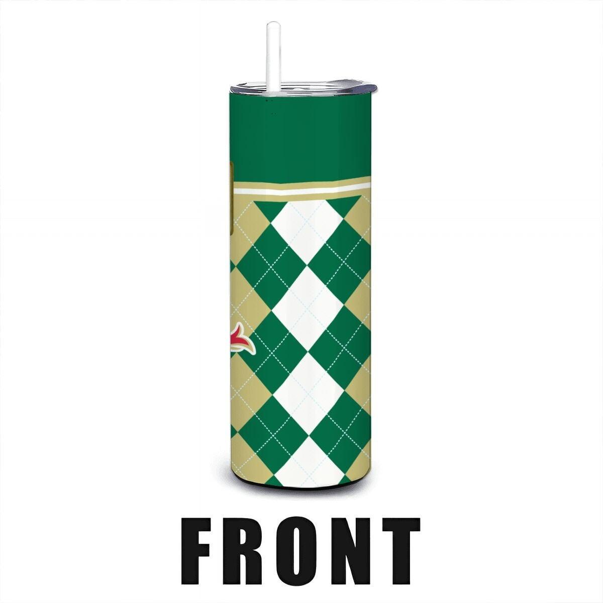 ColorFlow | UAB Blazers Inspired 20oz Straight Stainless Tumbler | Bold Green Gold Look | Personalization Optional