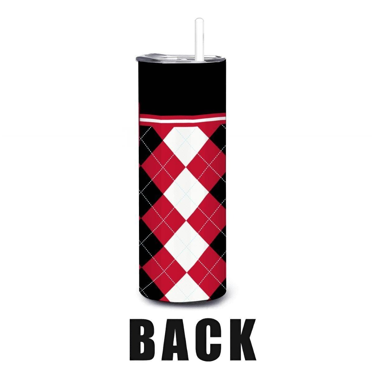 ColorFlow | San Diego State Aztecs Inspired 20oz Straight Tumbler | Custom Name Option | Stainless Steel