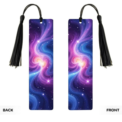 ColorFlow | Heart Cloudscape Metal Bookmark Pastel Sky Aesthetic Dreamy Celestial Gift | Optional Personalization