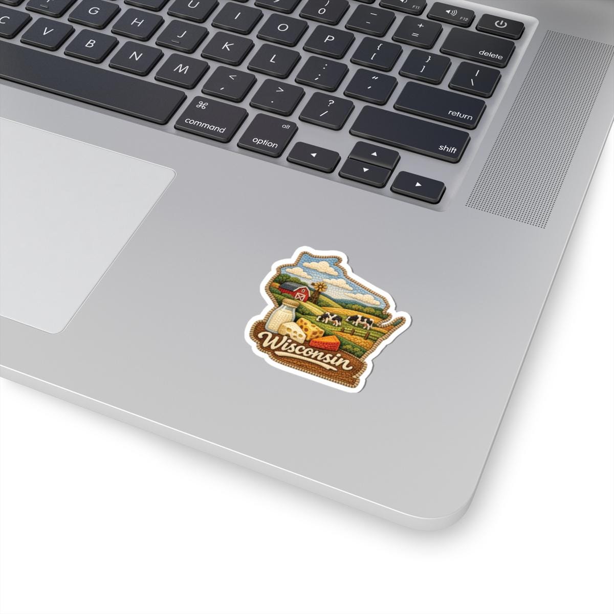 ColorFlow | Wisconsin Dairyland Traditions Vinyl Sticker | Pastoral Farms Windmills and Heartland Countryside Art