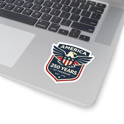 ColorFlow | America 250 Years of Freedom Patriotic Eagle Anniversary Vinyl Sticker