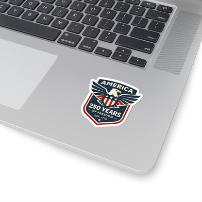 ColorFlow | America 250 Years of Freedom Patriotic Eagle Anniversary Vinyl Sticker